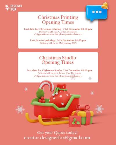 christmas print notification